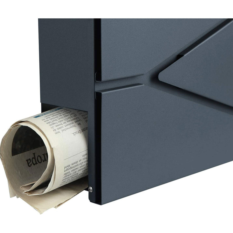 Blocable Letterbox - Modern - Antracit