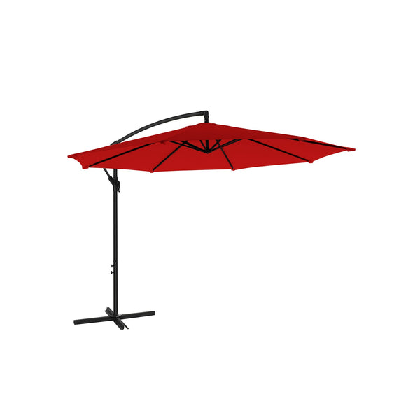 Parasol - Flydende parasol - Ø 300 cm - rød