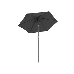 Parasol - Garden Parasol - Tiltable - With Zwingel - Metal - 200 cm - Gray