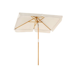 Parasol - 200 x 125 cm - Tiltable - Rectangular Balcony Parasol - Beige