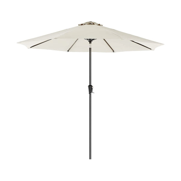 Parasol - Tuinparasol - Kantelbaar - met zwengel - Ø 270 cm - Beige