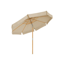 Parasol - Auringonpohja - 300 cm - puinen runko - beige