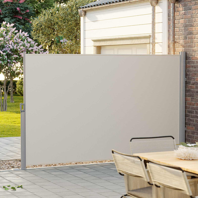 Zijluifel - Inkijkbescherming - Zonwering - 180 x 400 cm - Beige