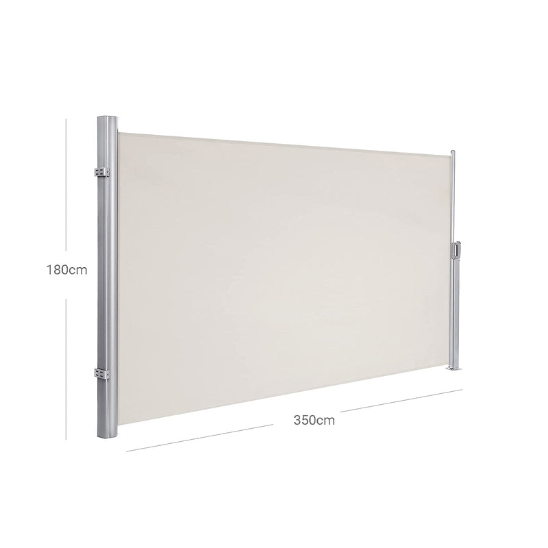 Sidans tak - sidrulle blind - beige - 180 x 350 cm (h x l)