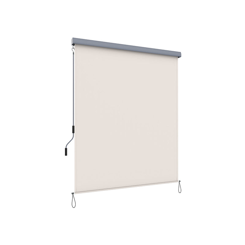 Luifel - lodret baldakin - solbeskyttelse - udvides - 2,5 x 1,8 m - beige