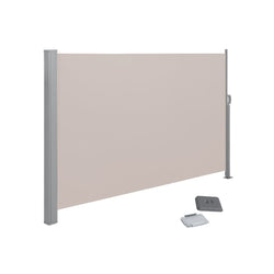 Haveskærm - forrude - 180 x 350 cm - Taupe