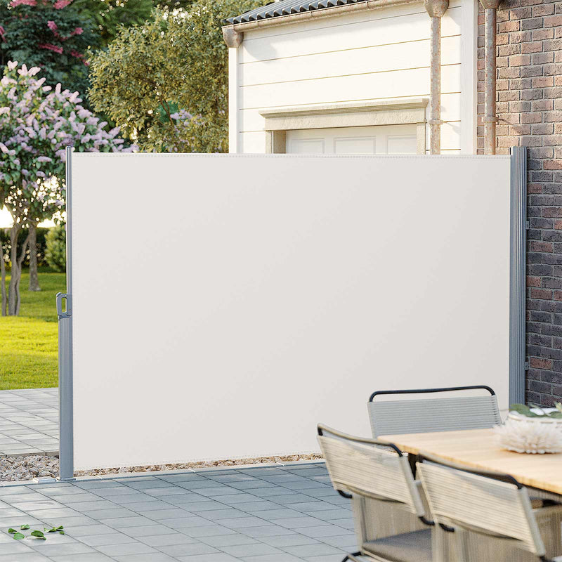 Side Canopy - Udvides - 200 x 400 cm (H x L) - Privatlivsskærm - Solbeskyttelse - Beige