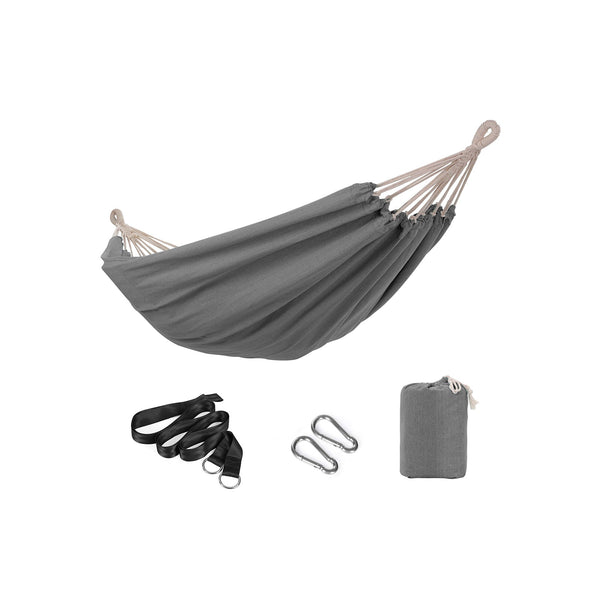 Hamming Mat - 2 personnes Hamac - 210 x 150 cm - 300 kg Capacité de charge - Gray