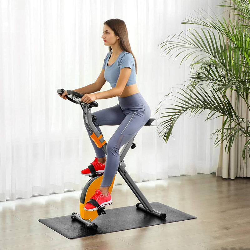 Hometrainer - Fitnessfiets - 8 weerstandsstanden - Oranje