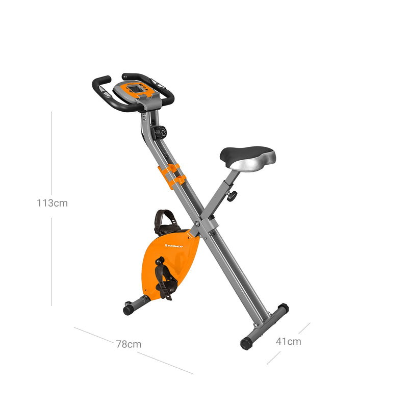 Træningscykel - Fitnesscykel - 8 Modstandspositioner - Orange