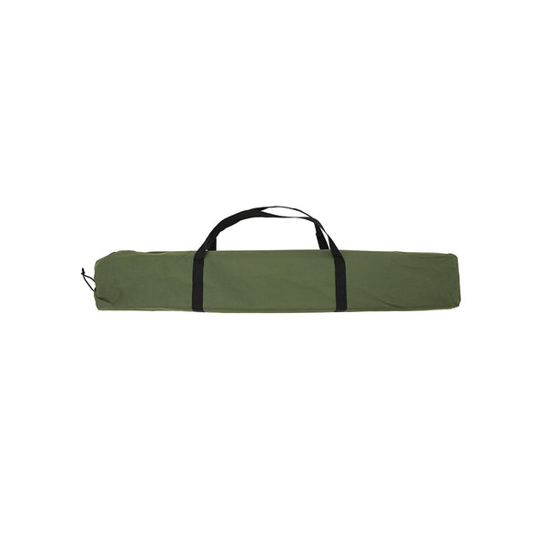 Campingbed - Veldbed - draagvermogen 260 kg - 206 x 45 x 75 cm - Legergroen