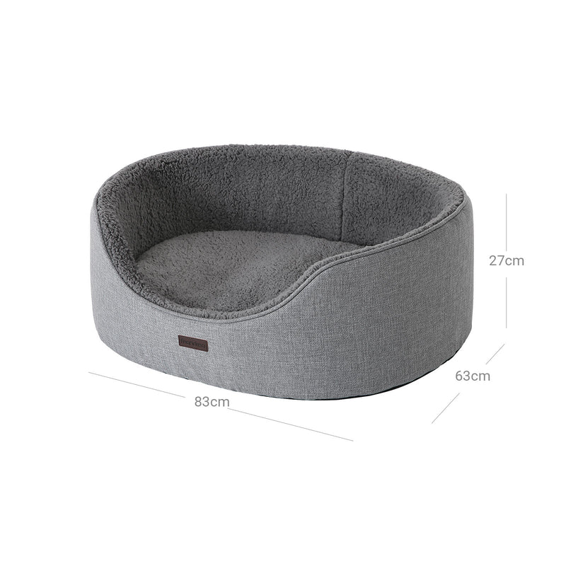 Panier de chien - lit de chien - coussin de chien - accessoires pour chiens - gris