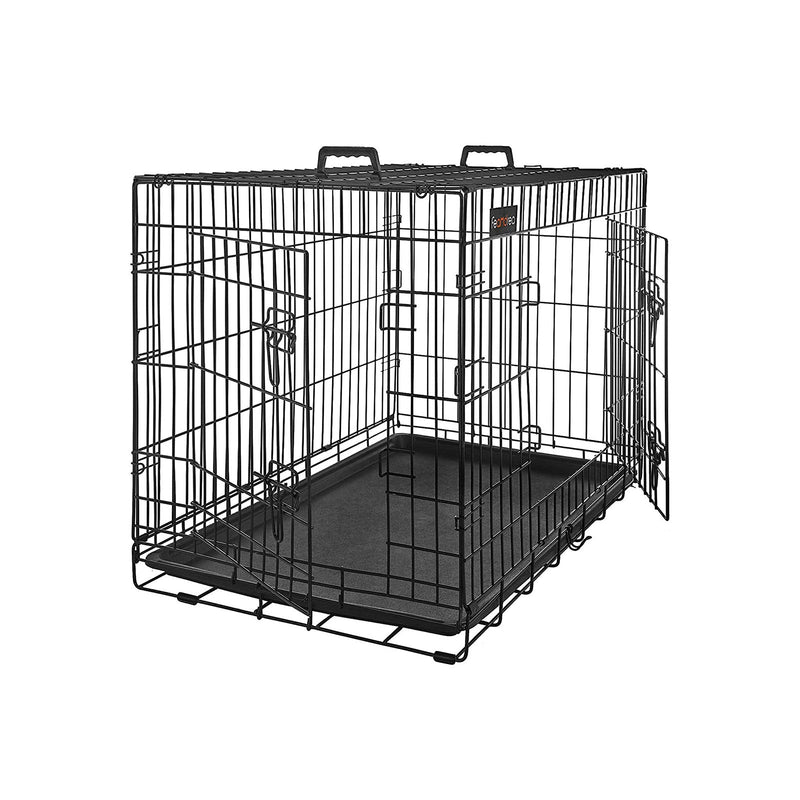 Banc de chien - cage de chien - cage de chien - noir