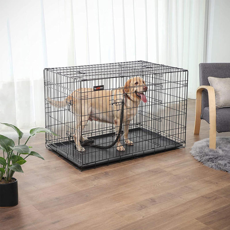Honden bench - Hondenkooi - Honden cage - Zwart