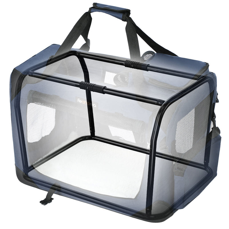 Hondentas - Dierentas - Hondenbox - Gemaakt van oxford stof - 50 x 35 x 35 cm