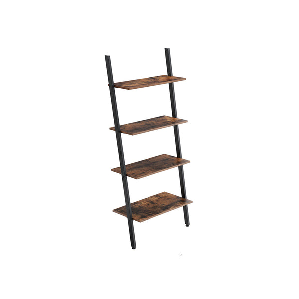 Standing Rack - Ladder Rack - Wall Rack - Med 4 nivåer - Bokhylla