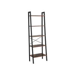 Stående rack - Dekorationsbestyrelse - Bogreol - BookPlank - Stue Cabinet - Stue Furniture - Vintage Brown / Black