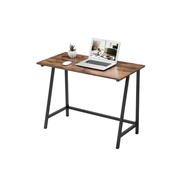 Bureau - Woodbureau - Office Office - Computer Table - Vintage Brown / Black