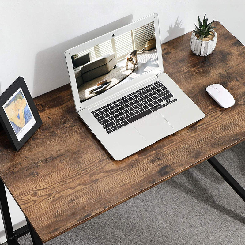 Bureau - Woodenbureau - Office Office - Computer Table - Vintage Brown / Black