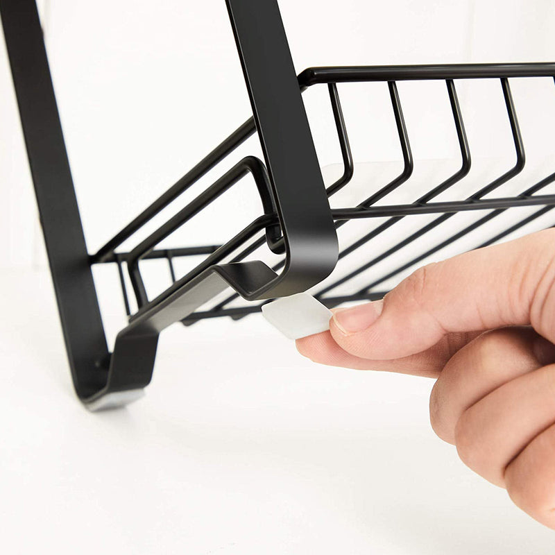 Herb Rack - Kitchen Rack - Opbevaringsstativ - bordplade - Køkkenopbevaring - badeværelsesstativ - sort