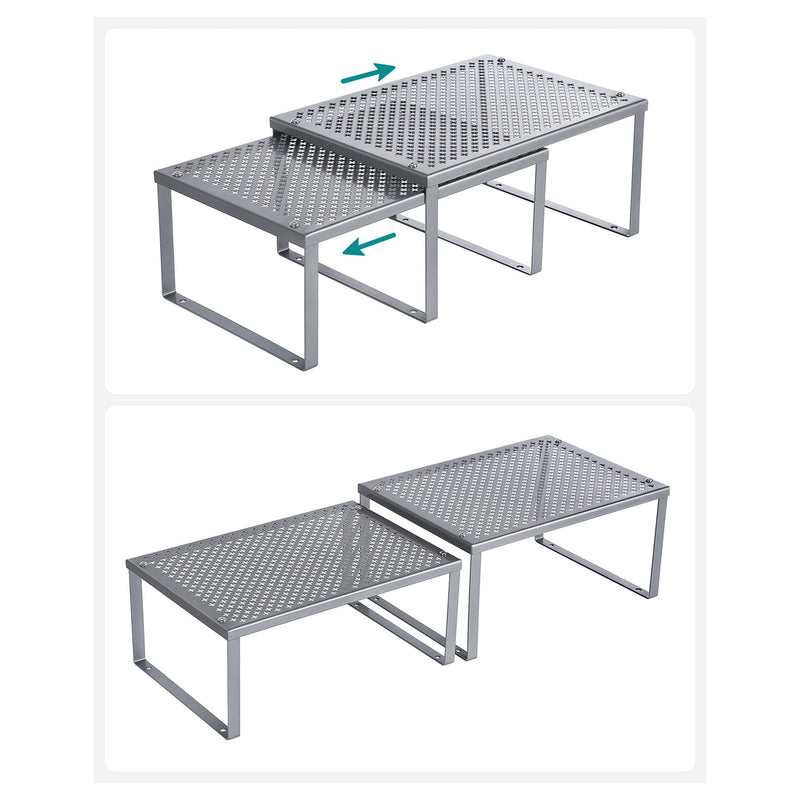 Kök Storers - Set of 2 - Metal Rack - Kökbrädor - Stapelbar