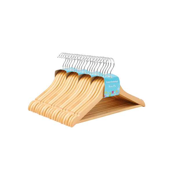 Kleerhangers - kledinghangers - Kinderhangers - 20 Stuks - hout