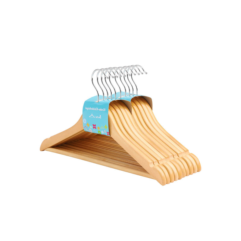 Kleerhangers - kledinghangers - Kinderhangers - 20 Stuks - hout