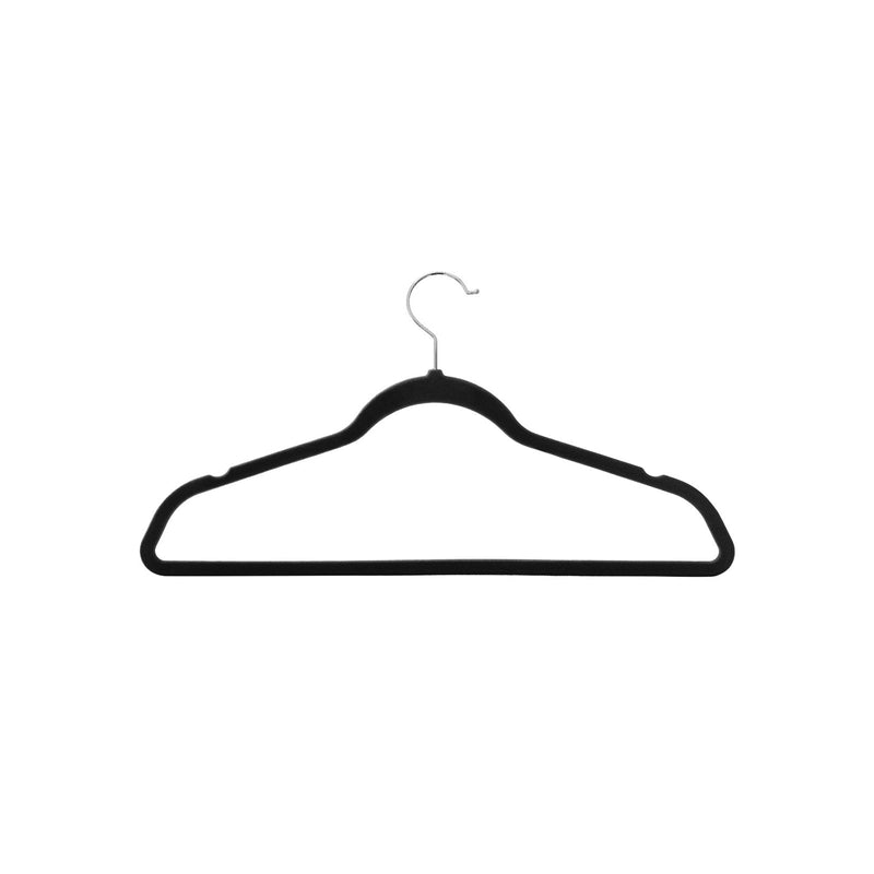 Kleerhangers - cintres de vêtements - Pendants - Velvet - Ensemble de 30 pièces - 360 degrés Rotation Hook - noir