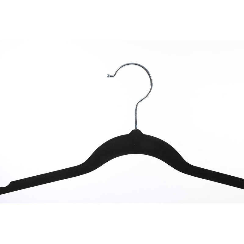 Kleerhangers - cintres de vêtements - Pendants - Velvet - Ensemble de 30 pièces - 360 degrés Rotation Hook - noir