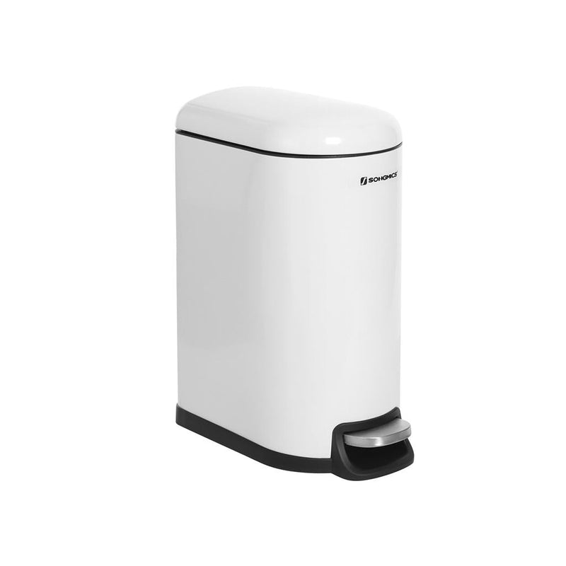 TRASH - Garbage Bin - Cosmetic Bak - Van Staal - 10 liter - med inre hink - Softclose - White