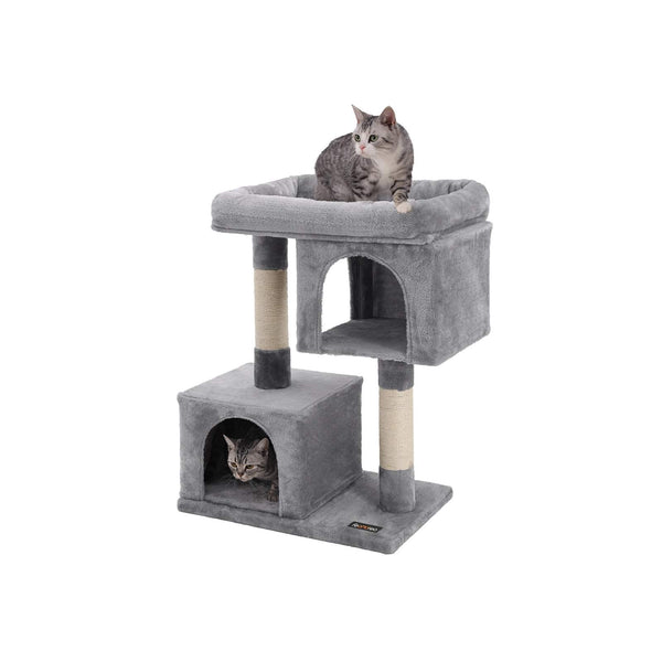 Scratching Post - Climbing Post - Cat Pole - Cat House - Light Grey