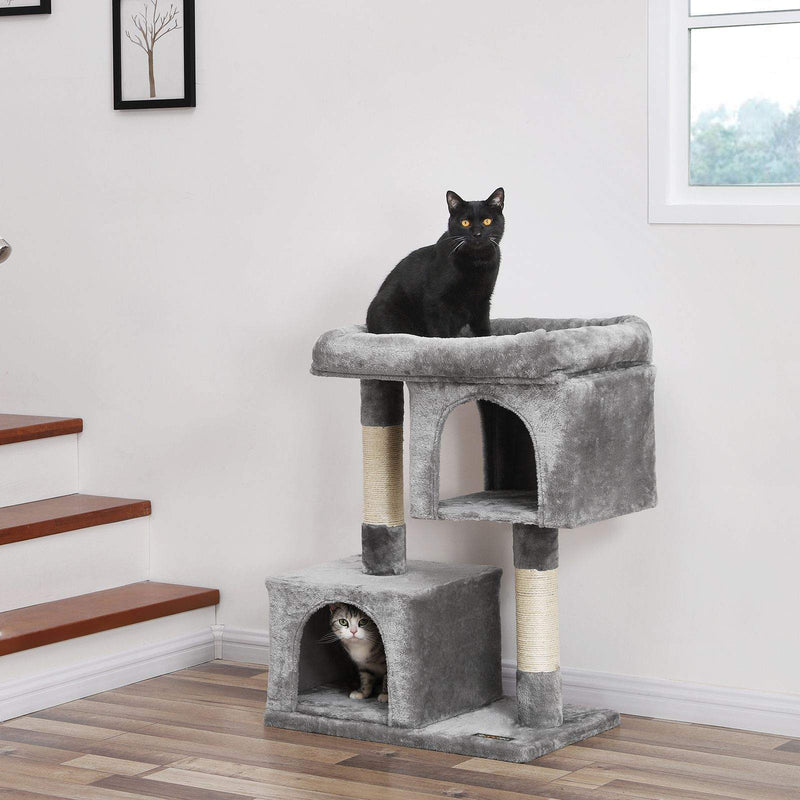 Scratching Post - Climbing Post - Cat Pole - Cat House - Light Grey