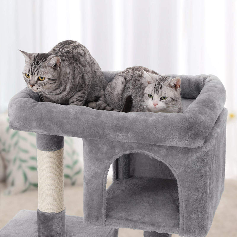 Scratching Post - Climbing Post - Cat Pole - Cat House - Light Grey