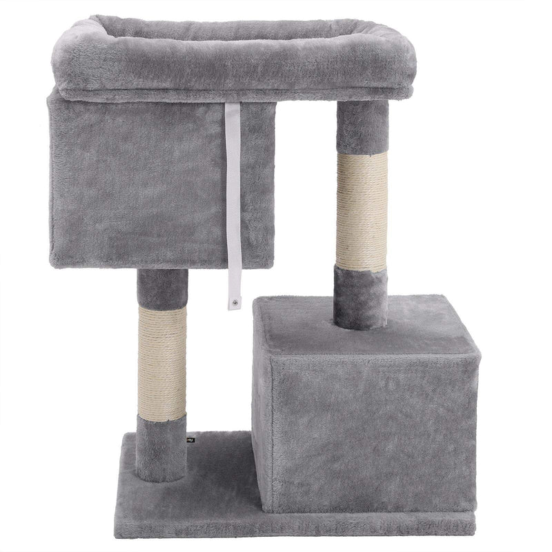 Scratching Post - Climbing Post - Cat Pole - Cat House - Light Gray