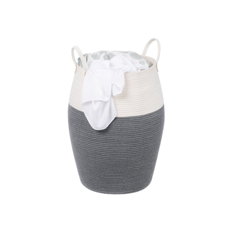 Rope Basket - Basket - Cotton - Grey - 125L