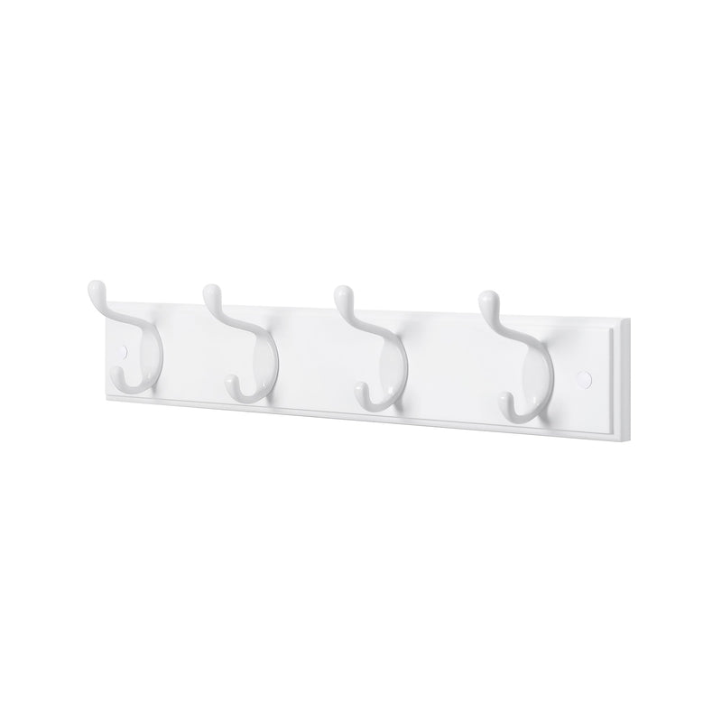 Wall Coat Rack - Coat Rack - Garderobe - Hook Rod - Coat Racks - White