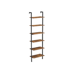 Standing Shelf - Bibliotecă - 6 Plăci - Ladderboard - 60 x 30 x 204,8 cm - Proiectare industrială,