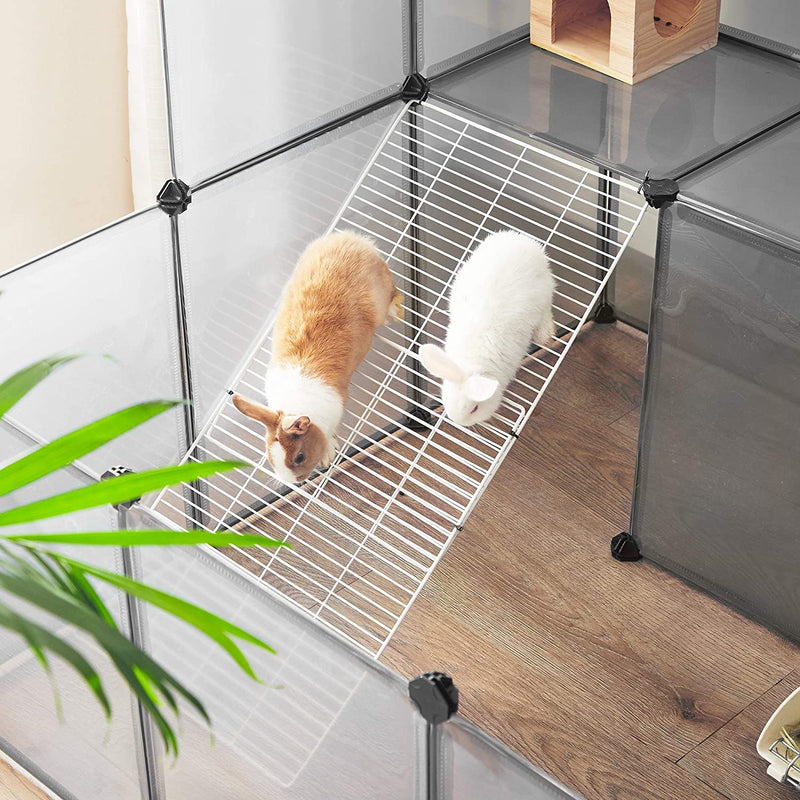 Animal House - Cage animale - séjour animal - Logement pour animaux - Gray