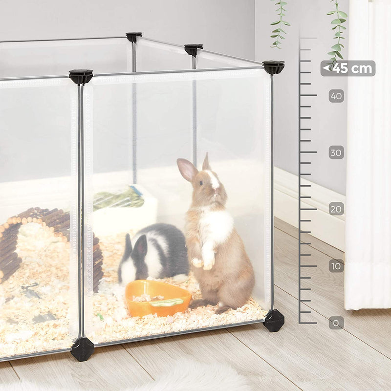 Animale pentru locuințe în aer liber - Pets Cage - Pets - Animal House - Hamster - Guinea Pig - Iepuri - Transparent