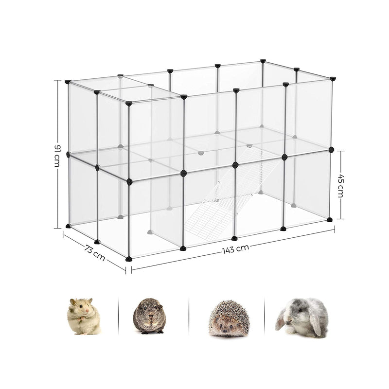 Animale pentru locuințe în aer liber - Pets Cage - Pets - Animal House - Hamster - Guinea Pig - Iepuri - Transparent