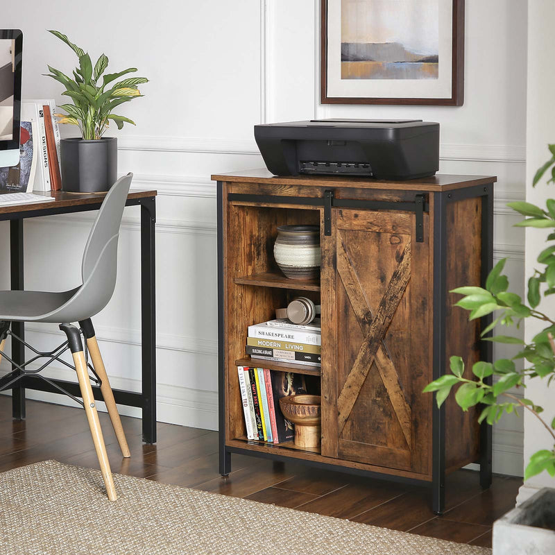 Cuisine de cuisine - commode - avec porte coulissante - cadre en acier