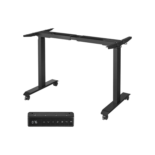 Elektrisk skrivebordsramme - Sit Sta Desk med hukommelsesfunktion - Højdejusterbar - sort