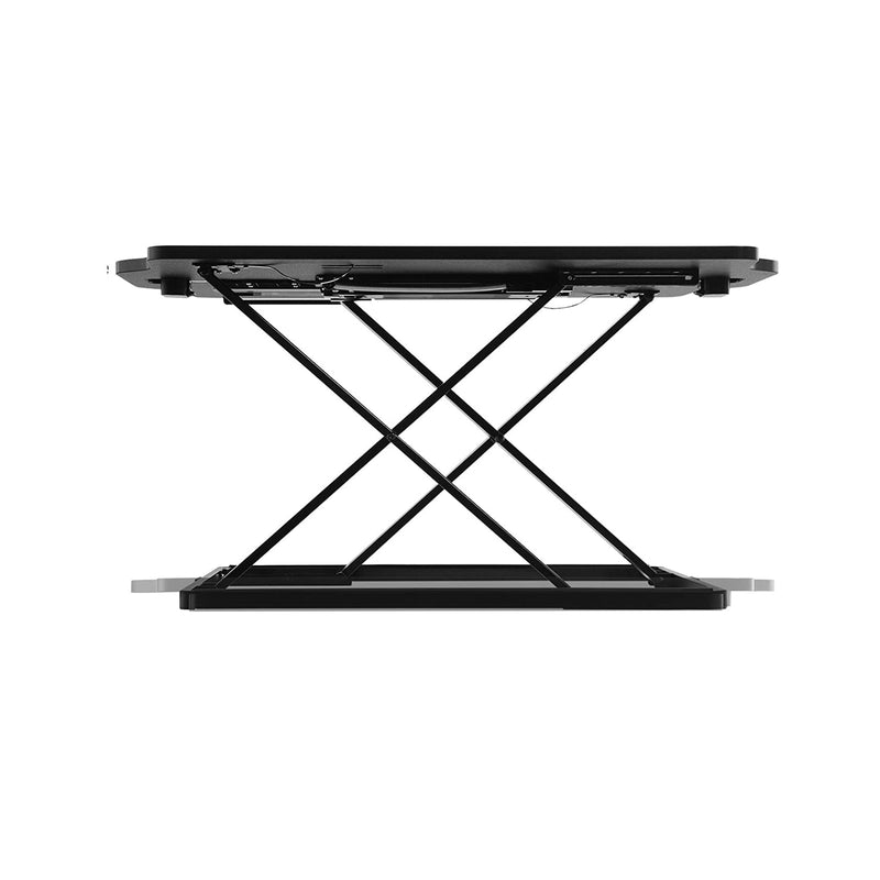 Sit Stand Desk - höjd -justerbar skrivbord - justerbar bildskärmsstativ - svart