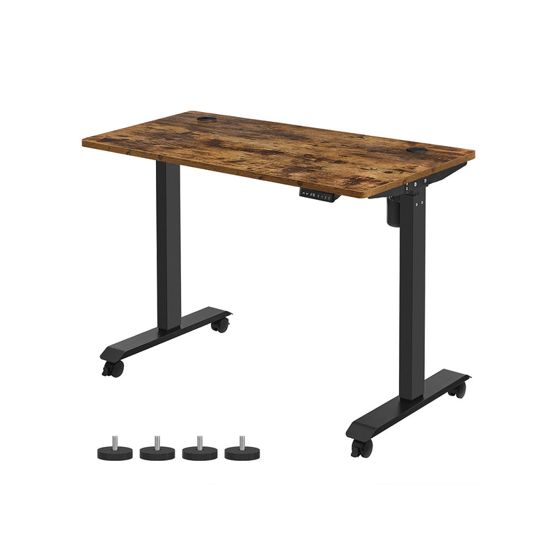 Sit Stand Desk - Computed Table - Højdejusterbar - med hjul - skrivebord