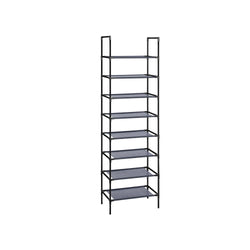 Shoe Rack - Shoe Cabinet - Shoe Storage - Med tygplankor - Uppsättning av 2 - med 4 hyllor