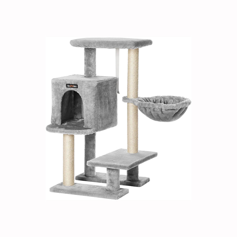 Scratching Post - avec grande plate-forme - Crackboard - Gray