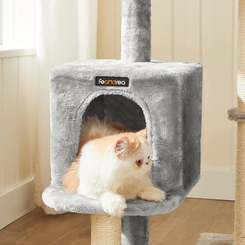 Scratching Post - avec grande plate-forme - Crackboard - Gray