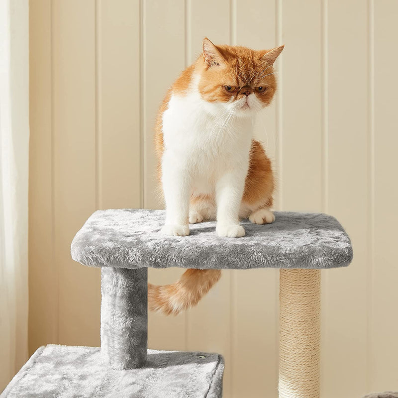 Scratching Post - avec grande plate-forme - Crackboard - Gray