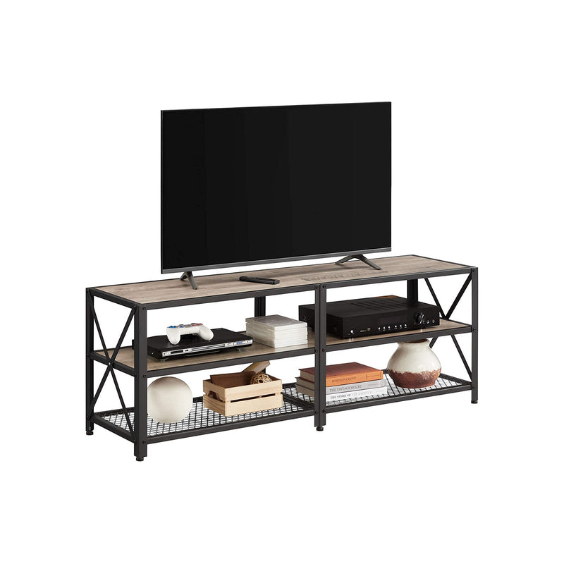 Mobilier TV - Masă TV - Dresser TV - masă de living - mobilier pentru camera de zi - gri / negru