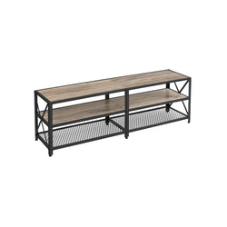 Tv-tafel - Salontafel - Met 2 planken - Stalen frame